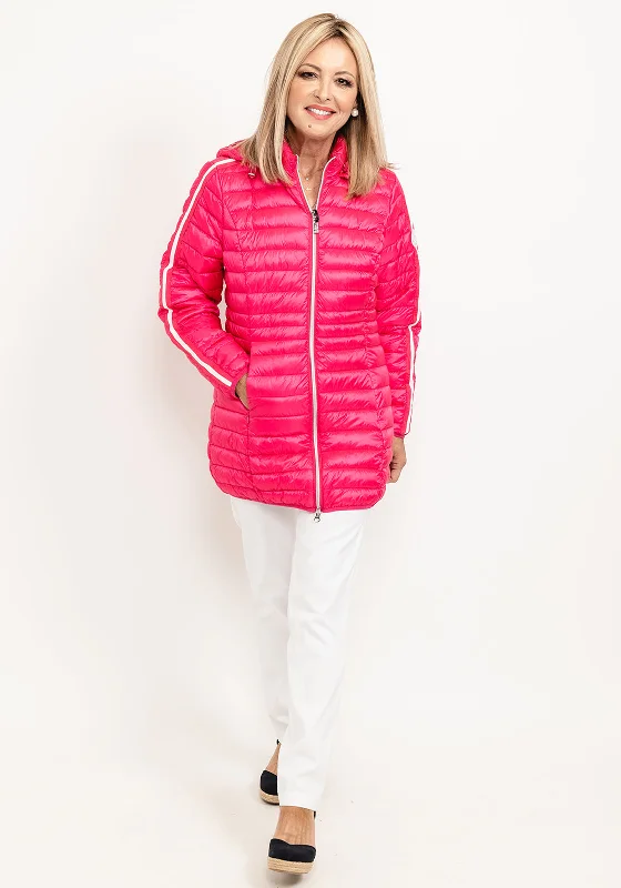 Normann Sporty Sleeve Quilted Jacket, PinkDesigner Jackets