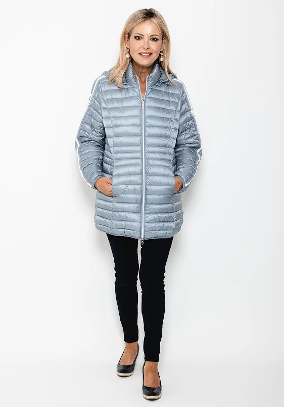 Normann Sporty Sleeve Quilted Jacket, SilverHunting Jackets