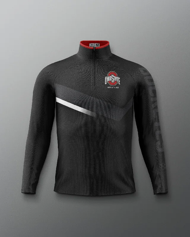 Ohio State Sublimated Quarter ZipSherpa Jackets