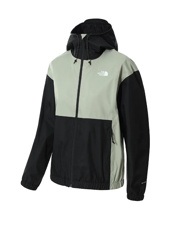 The North Face Womens Farside Jacket, Green & BlackStudded Jackets