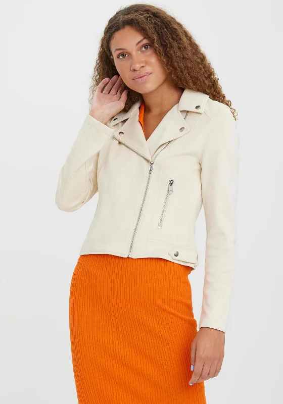 Vero Moda Jose Faux Suede Biker Jacket, BirchCollaborative Jackets