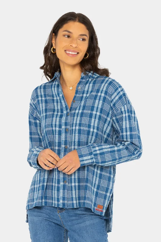 Love Unites Us - Woven Button Up BlouseOversized Shirts