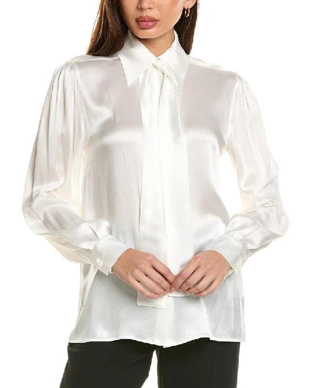 Alberta Ferretti Silk-Blend BlouseUrban Shirts